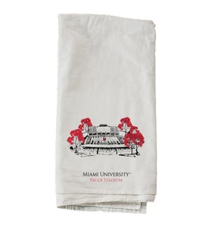 Building 1 Yager Stadium Miami University Towel